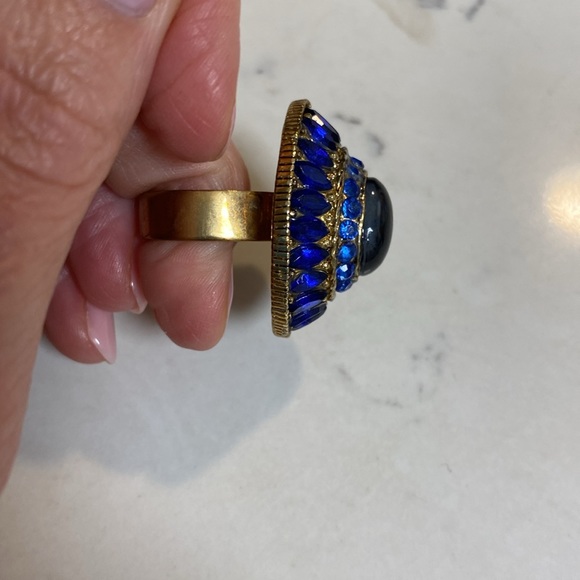 Blue Cocktail Ring - Picture 4 of 4